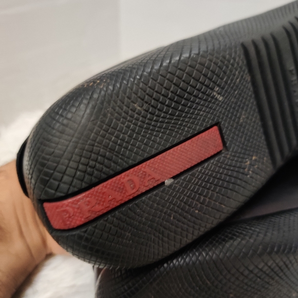 Prada leather sneaker sz 9 - Picture 6 of 11